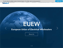 Tablet Screenshot of euew.org